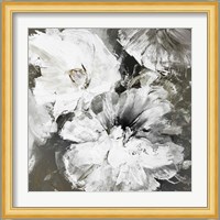 White and Gray Flowers Fine Art Print