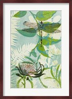 The Elusive Dragonfly and Waratah Fine Art Print