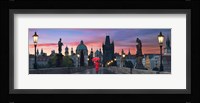 Dawn at Charles Bridge Fine Art Print