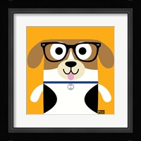 Bow Wow Beagle Framed Print