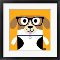 Bow Wow Beagle Framed Print