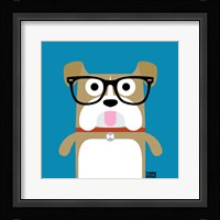Bow Wow Bulldog Framed Print