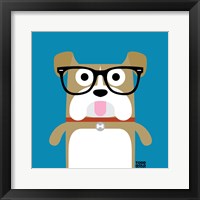 Bow Wow Bulldog Framed Print