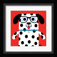 Bow Wow Dalmation Framed Print