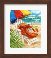 Beach Friends - Lobster Fine Art Print