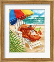 Beach Friends - Lobster Fine Art Print