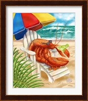 Beach Friends - Lobster Fine Art Print