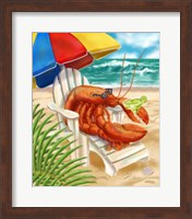 Beach Friends - Lobster Fine Art Print