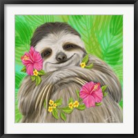 Smiling Sloth Fine Art Print