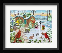 Winter Cottage Fine Art Print
