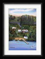Summer At The Lake Fine Art Print