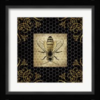 Golden Honey Bee 2 Framed Print