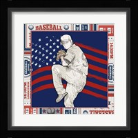 American Baseball Player 1 Fine Art Print