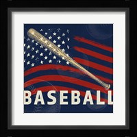 Vintage Baseball Sign 2 Framed Print