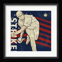 Vintage Baseball Sign 3 Fine Art Print