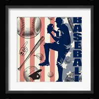 Vintage Baseball Sign 4 Fine Art Print