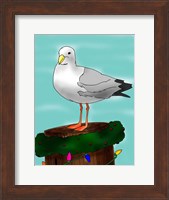 Holiday Seagull Fine Art Print