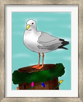 Holiday Seagull Fine Art Print