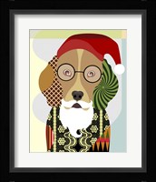 Santa Beagle Fine Art Print