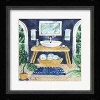 Tropical Bathroom 2 Fine Art Print