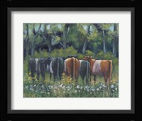 Huddle Spring Framed Print