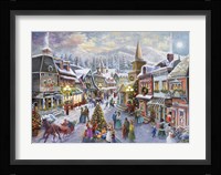 Victorian Christmas Village Fine Art Print