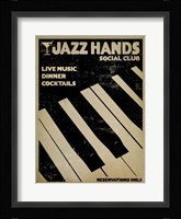 Jazz Hands Framed Print