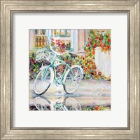 Bike Teal Reflection Fine Art Print