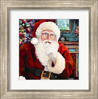 Santa's Hush Fine Art Print