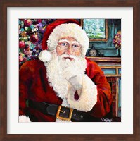 Santa's Hush Fine Art Print