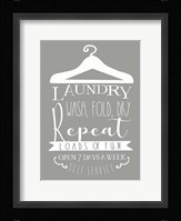 Laundry Sign Fine Art Print