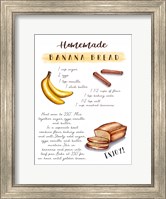 Banana Bread Recipe Fine Art Print