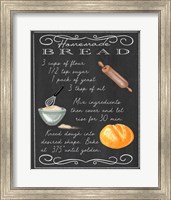 Homemade Bread Recipe Fine Art Print