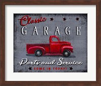 Classic Garage Fine Art Print
