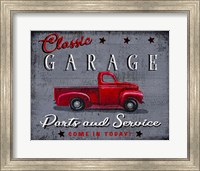 Classic Garage Fine Art Print