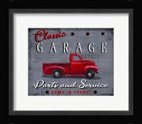 Classic Garage Fine Art Print