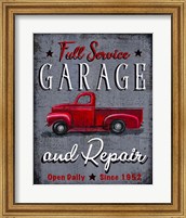 Full Service Garage Fine Art Print