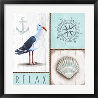 Nautical Relax Framed Print