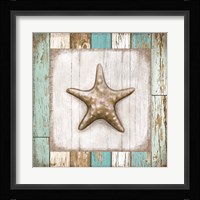 Starfish on Beach Framed Print