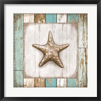 Starfish on Beach Framed Print