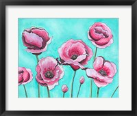 Pink Poppies I Framed Print