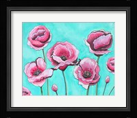Pink Poppies II Framed Print