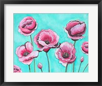 Pink Poppies II Framed Print