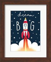 Dream Big Rocket Fine Art Print