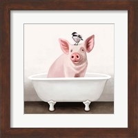 Pig in Bathtub Fine Art Print