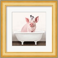 Pig in Bathtub Fine Art Print