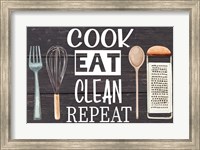 Cook Eat Clean Repeat Fine Art Print