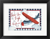 High as Airplanes Fly Fine Art Print