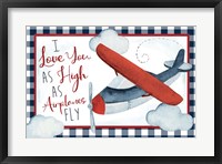 High as Airplanes Fly Fine Art Print
