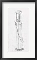 Fuel Station Sketch No. 1 Fine Art Print
